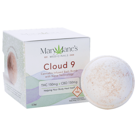 CLOUD 9 BATH BOMB - 1:1:1 THC 150MG/CBD 150MG/CBN 150MG