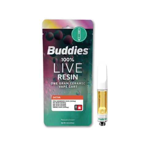 Buddies Live Resin Cartridge | Cvndylvnd 1g