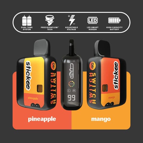 Stickee 4G Live Resin x Liquid Diamonds - Mango & Pineapple