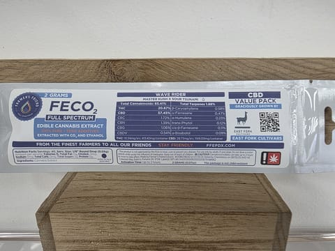 Farmer's Friend Extracts | Wave Rider 2:1 (CBD:THC) FECO | 2g