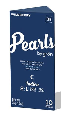 Pearls-Wildberry Pearls-2:1-THC/CBN-Indica-WBG-100mg