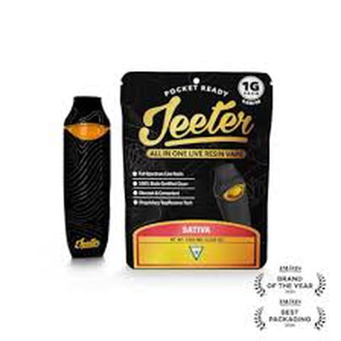 Amnesia Haze 1g Live Resin AIO Disposable | Jeeter