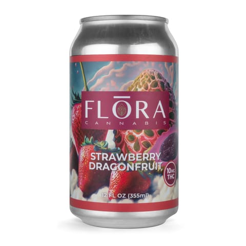 Strawberry Dragonfruit THC Infused Beverage 10mg
