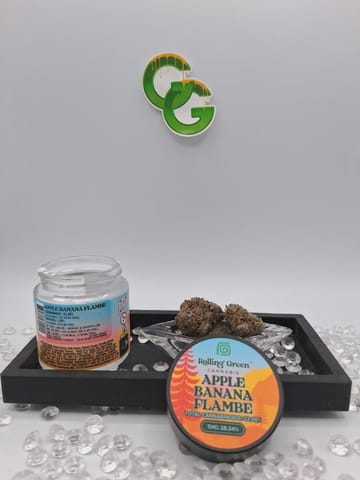 Apple Banana Flambe 3.5G Flower RGreen