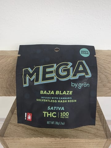 Gron | Baja Blaze Hash Rosin Gummy | 100mg