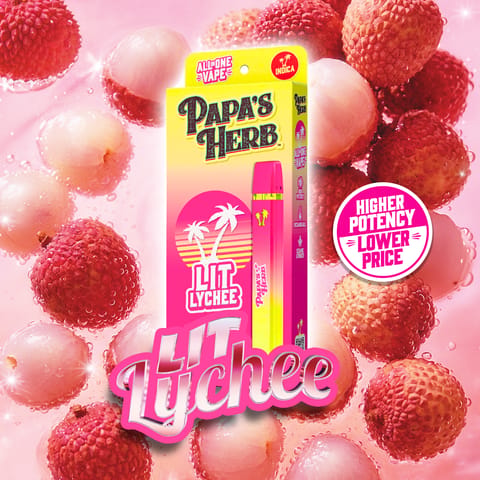 PAPAS HERB - THC ALL IN ONE - LIT LYCHEE - 1G