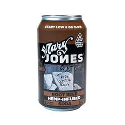 Mary Jones Soda | Root Brew | 100MG | 12oz Can