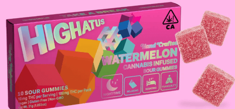 Highatus | Watermelon | Indica | 100mg | 10ct
