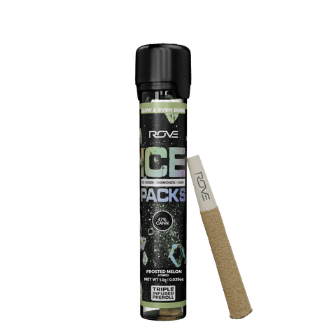 ROVE - 1G FROSTED MELON - 3X ICE PACKS INFUSED PREROLL