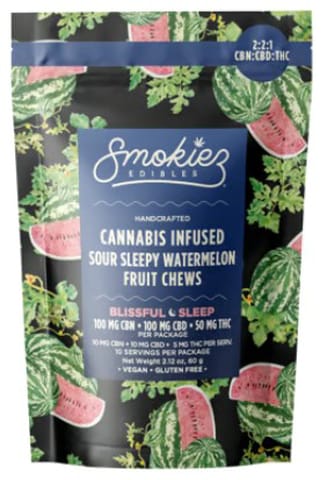 Smokiez | Sour Blissful Sleep | Watermelon | 50mg