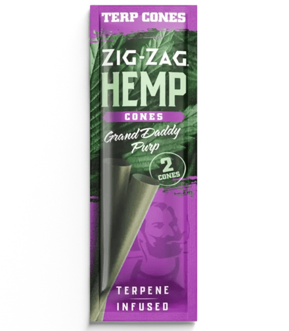 Zig Zag | 2-Pack Hemp Cone | Grand Daddy Purp