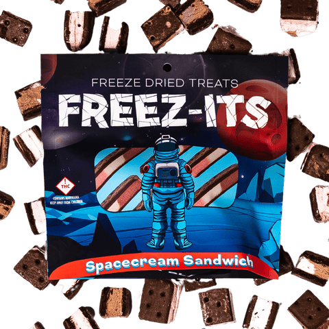 FREEZE - ITS SPACE CREAM SANDWICH - FREEZE DRIED TREATS 10MG/10PCS