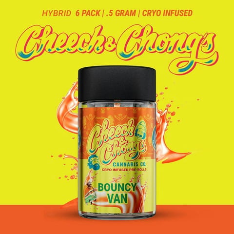 Bouncy Van (.5g x 6pk) Cyro Infused Pre-rolls | Cheech & Chong