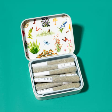 Stone Road | Blue Raspberry Dream | .5g [14pk] Bubble Hash & Diamond Infused Preroll