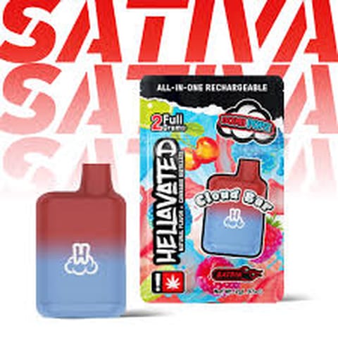 Bomb Popz 2G Cloud Bar Disposable (Hellavated)