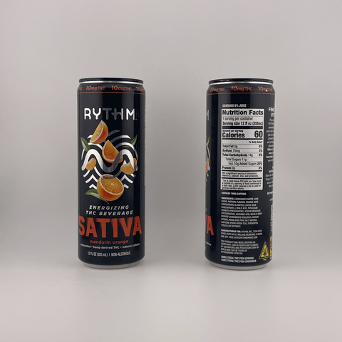 Mandarin Orange | THC + Caffeine Beverage | Sativa