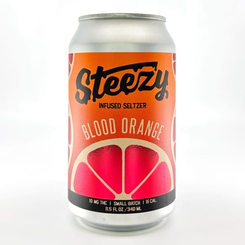 Blood Orange infused Seltzer