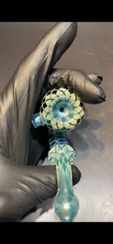 Marble Slinger-  Neptune (Blue) Sherlock