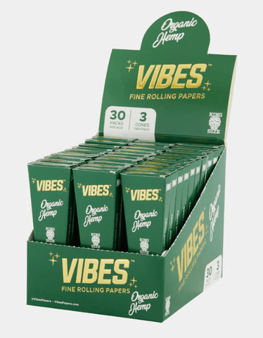 VIBES Organic Hemp cone king size