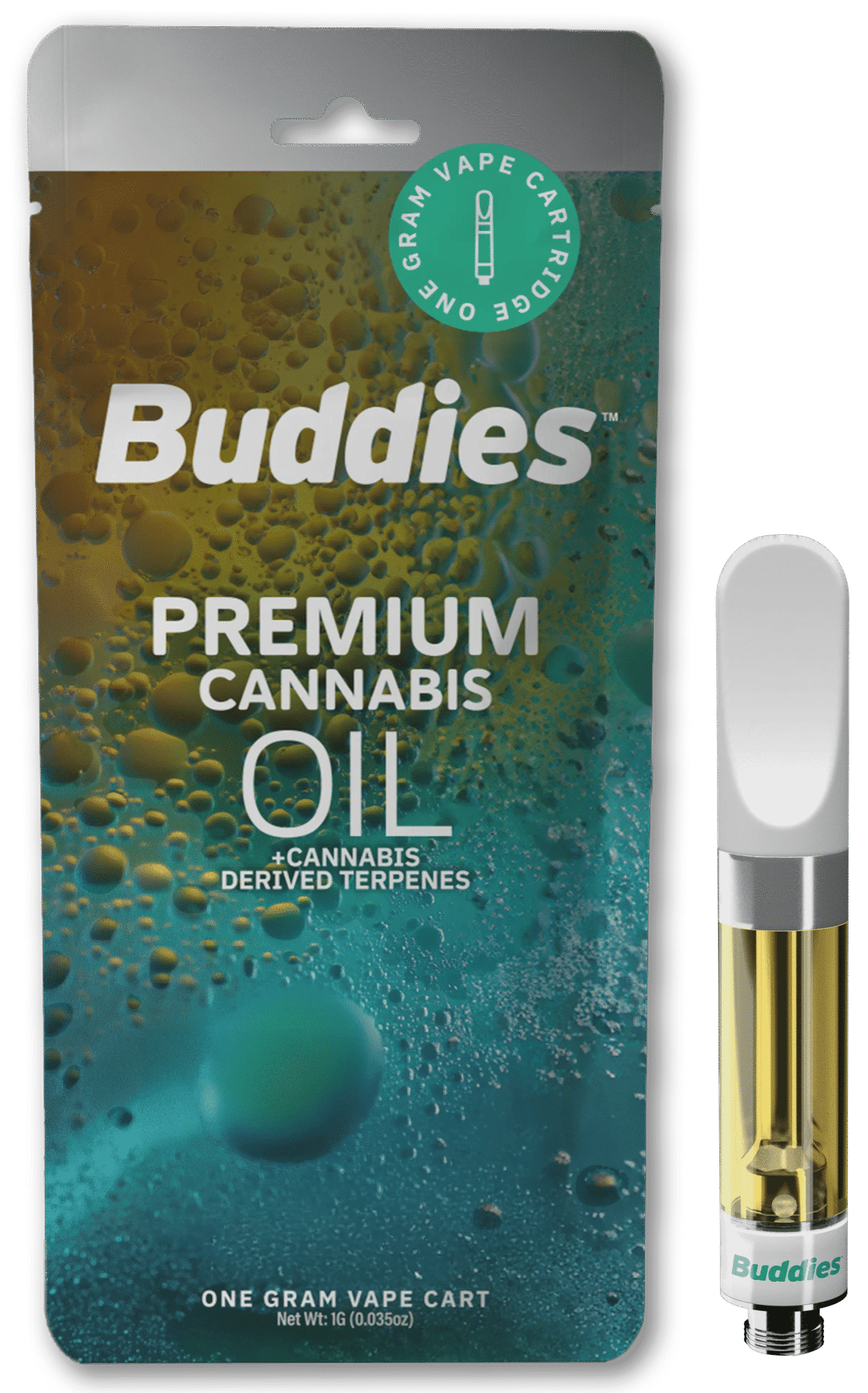 Buddies | Black Dog Distillate Cart | 1g