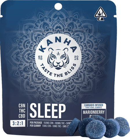 KB - KANHA - CBN GUMMY - 3:2:1 CBD NANO SLEEP MARIONBERRY PLUM - 300MG