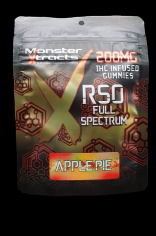 Gummy - Apple Pie - RSO - 20mg - Monster X