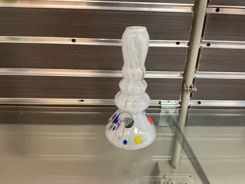 White Polka Dot Bong