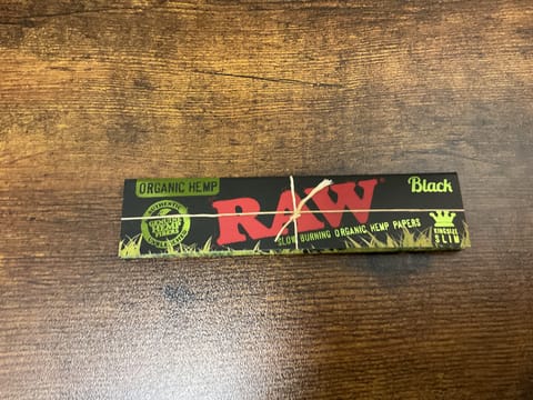 Raw Black Organic Hemp King Size Papers