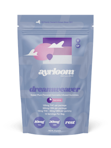 ayrloom | Dreamweaver 1:3 THC:CBN | Edibles | 100mg 10-pack