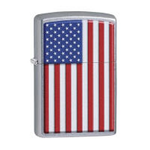 Zippo | Chrome Lighter (American Flag)