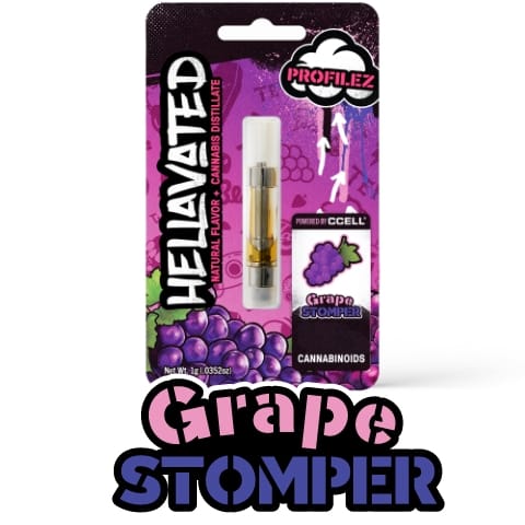 Hellavated Profilez Cartridge | Grape Stomper 1g
