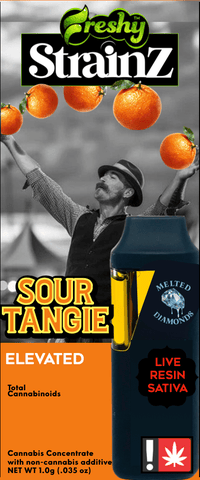 STRAINZ Sour Tangie Live Resin 1G Disposable (Freshy)