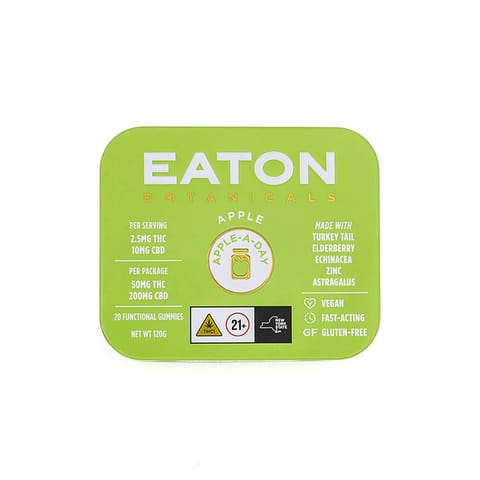 Eaton Botanicals | Apple-A-Day 1:4 THC:CBD | Edibles | 50mg 20-pack
