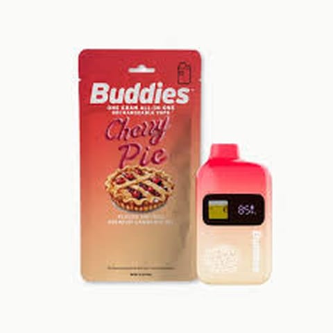 Buddies | Cherry Pie | 1G | Flavored Distillate | Disposable