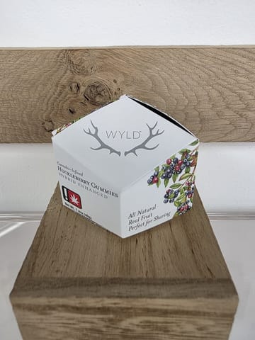 WYLD | 100MG | Huckleberry (Hybrid) Gummies 10pk