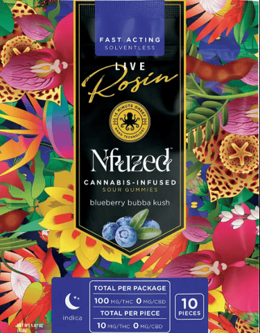 NFuzed - Fast-Acting Vegan Live Rosin - Blueberry Bubba Kush