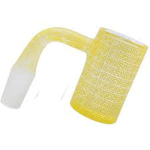 Lemon Drop Etched Quartz Banger | 14mm