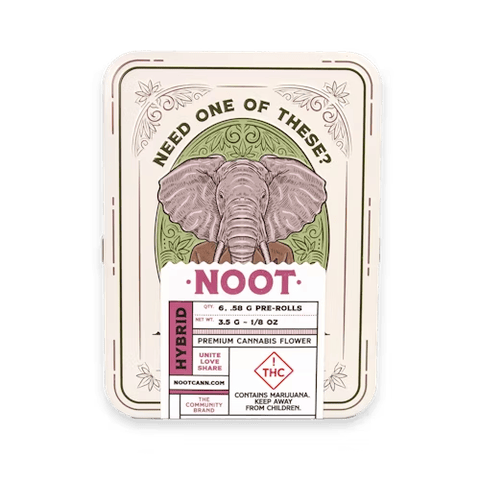 Noot | Sour Jungle | H | 6x .58 Pre-roll Pack | 3.5G