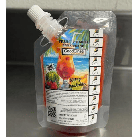 Fruit Punch (100mg) Mini Dank Drank by GoodSinse