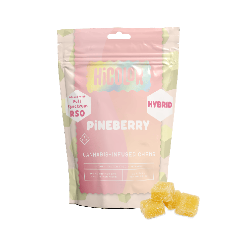 HiColor | Gummies | - RSO Pineberry | 10mg x 10