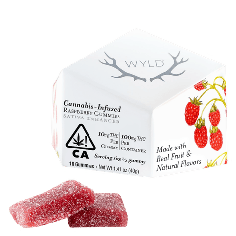 WYLD | Raspberry (S) | 10mg THC x 10 Gummies