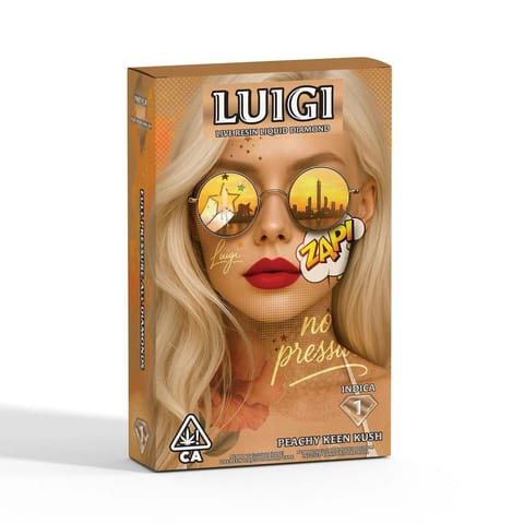 Luigi V2 - Peachy Keen Kush - 1g AIO + .5g Infused Preroll