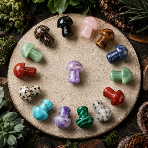 Polished Stones - Mushrooms
