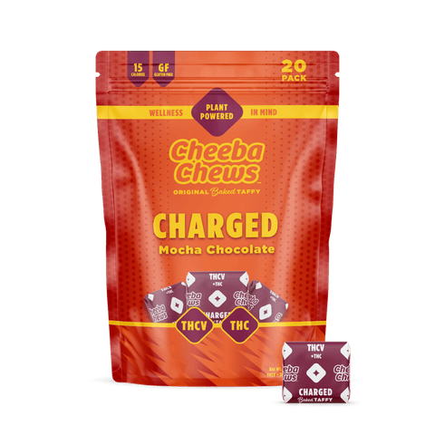 Cheeba Chews Wax Wrap | Mocha Energy THCV Charged 100mg Rec