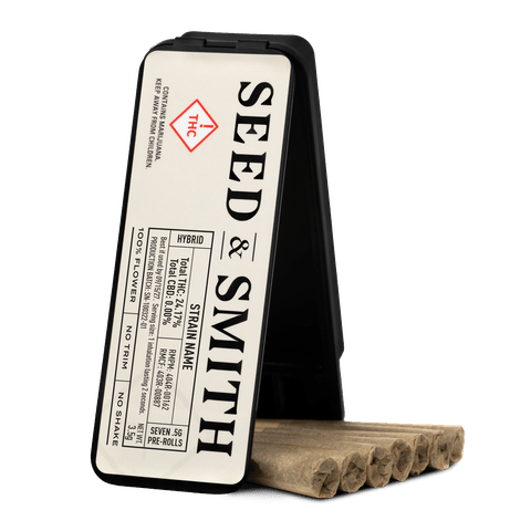 Banana Cream Pie 3.5g Pre-Roll Pack by Seed & Smith | Golden Rookie