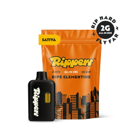 Rippers - Ripe Clementine Sativa AIO Vape Pen - 2g