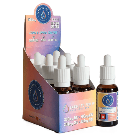 TINCTURE | 1:1:1:1/CBN:CBD:THC:CBG | 1,200MG | 1 FL/OZ