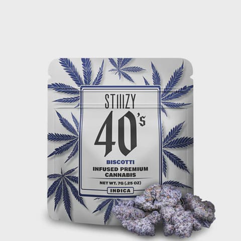 STIIIZY 40's | Biscotti (I) | 7g Infused Flower