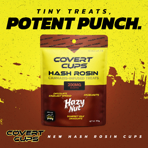 Hazy Nut - Covert Cups - Rosin 200mg - 8x25mg