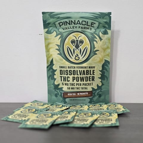 Iced Tea Dissolvable THC Powder 50mg by Pinnacle Valley Farms